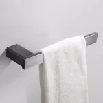 Boyel Living Stainless Steel 4-Piece Bathroom Accessories Set - Silver Wall Mounted Hardware Kit thumbnail 3