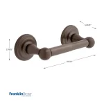 Franklin Brass Jamestown Toilet Paper Holder in Venetian Bronze, Zinc Die-Cast Wall Mount thumbnail 2