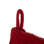 Glitzhome 22 in. Red Knitted Polyester Christmas Stockings, 2-Pack thumbnail 3