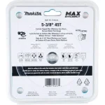 Makita 5-3/8 in. 45T Carbide-Tipped Max Efficiency Saw Blade for Ferrous Metal thumbnail 4