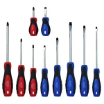 Best Value 10-Piece Chrome Vanadium Steel Screwdriver Set with Magnetic Tips, Phillips and Slotted thumbnail 1