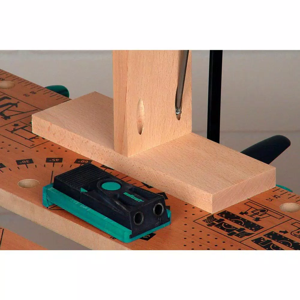 Wolfcraft 55-Piece Pocket Hole Woodjoining Kit with Drill Jig