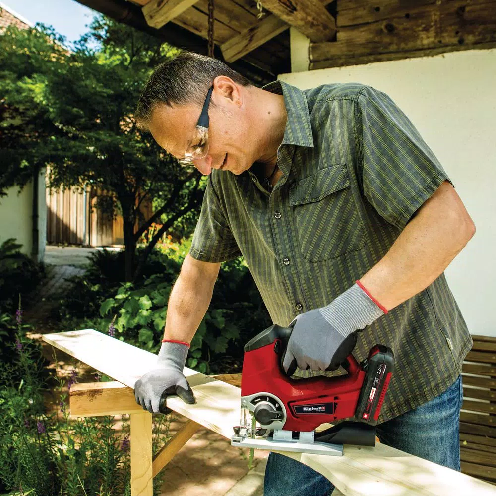 Einhell PXC 18V Cordless Jig Saw, 2400 SPM, 1 in. Stroke, 47° Max Bevel, with LED (Tool Only)