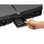 Hamilton Beach 3-in-1 Indoor Grill and Griddle, 180 sq. in. Nonstick Cooking Surface, Black thumbnail 6