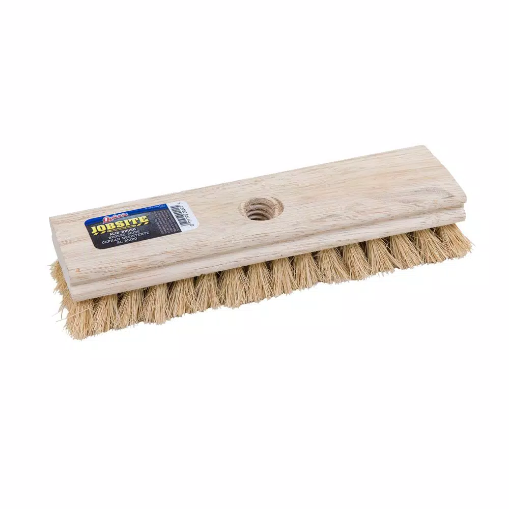 Quickie Professional 10 in. Acid Scrub Brush with Tampico Bristles