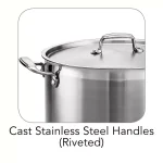 Tramontina Gourmet 16 qt. Stainless Steel Stock Pot with Lid thumbnail 3