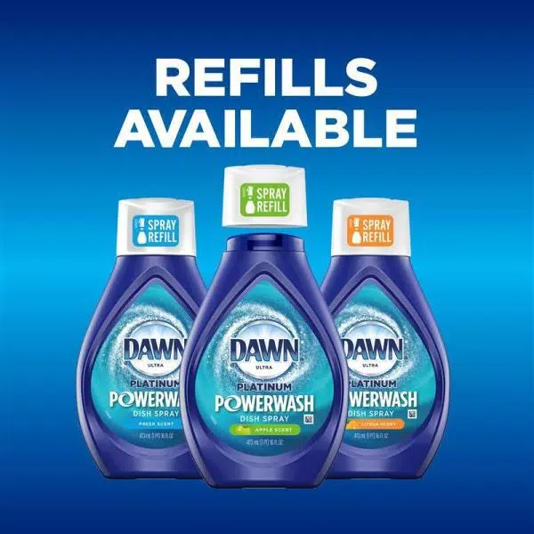 Dawn Platinum Powerwash Dishwashing Liquid Spray, Apple Scent, 16 oz. (6-Pack)