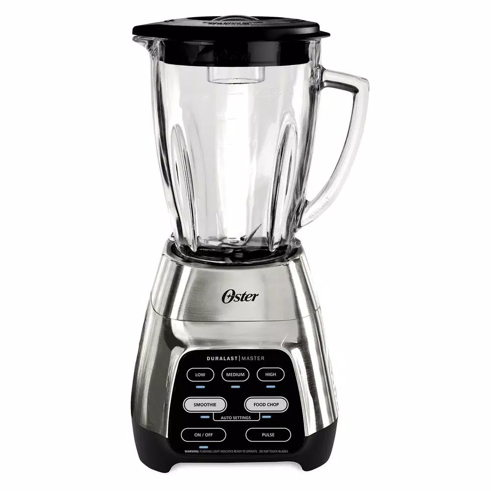 Oster Master Series 800W 6-Speed Blender with 48 oz. Glass Jar and Stainless Steel Blades
