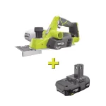 RYOBI 18V ONE+ Cordless 3-1/4 in. Planer with 1.5 Ah Lithium-Ion Battery thumbnail 1