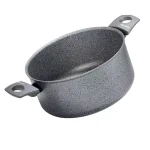 Moneta Greystone 5.5 qt. Round Cast Aluminum Nonstick Dutch Oven, Grey thumbnail 1