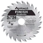 Avanti 3-3/8 in. x 24-Teeth Carbide Reinforced Finish Circular Saw Blade thumbnail 1