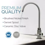 Olympia Water Systems 5-Stage Under-Sink Reverse Osmosis Water Filtration System with 50 GPD Membrane & Brushed Nickel Faucet thumbnail 4