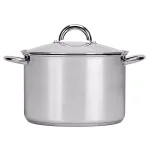 Range Kleen Preferred 8 qt. Stainless Steel Stock Pot with Glass Lid thumbnail 1