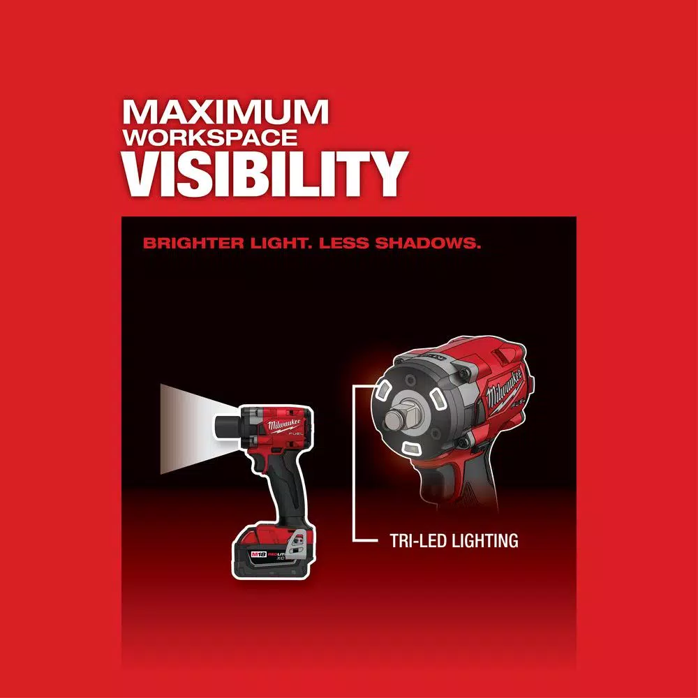 Milwaukee M18 FUEL Gen-3 1/2 in. Compact Impact Wrench with Friction Ring (Tool-Only)