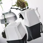 MALACASA White Porcelain Creamer Jug and Sugar Jar Set (2-Piece) thumbnail 4