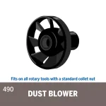 Dremel Dermal 490 Rotary Tool Dust Blower Attachment for Sanding, Engraving, and Carving thumbnail 3