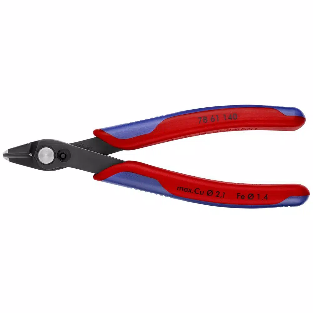 KNIPEX 5-1/2 in. Electronics Super Knips XL Cutting Pliers with Comfort Grip