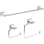 Franklin Brass Maxted 3-Piece Polished Chrome Bath Hardware Set thumbnail 1