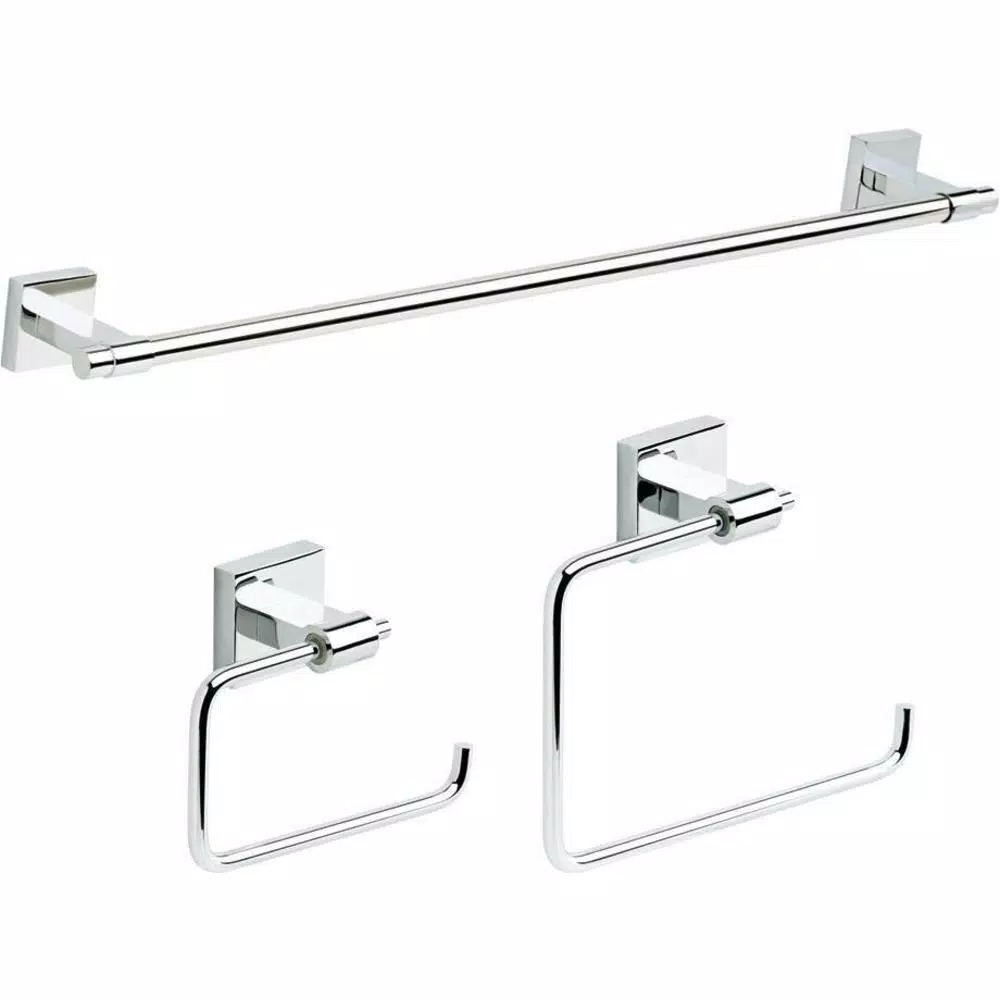 Franklin Brass Maxted 3-Piece Polished Chrome Bath Hardware Set
