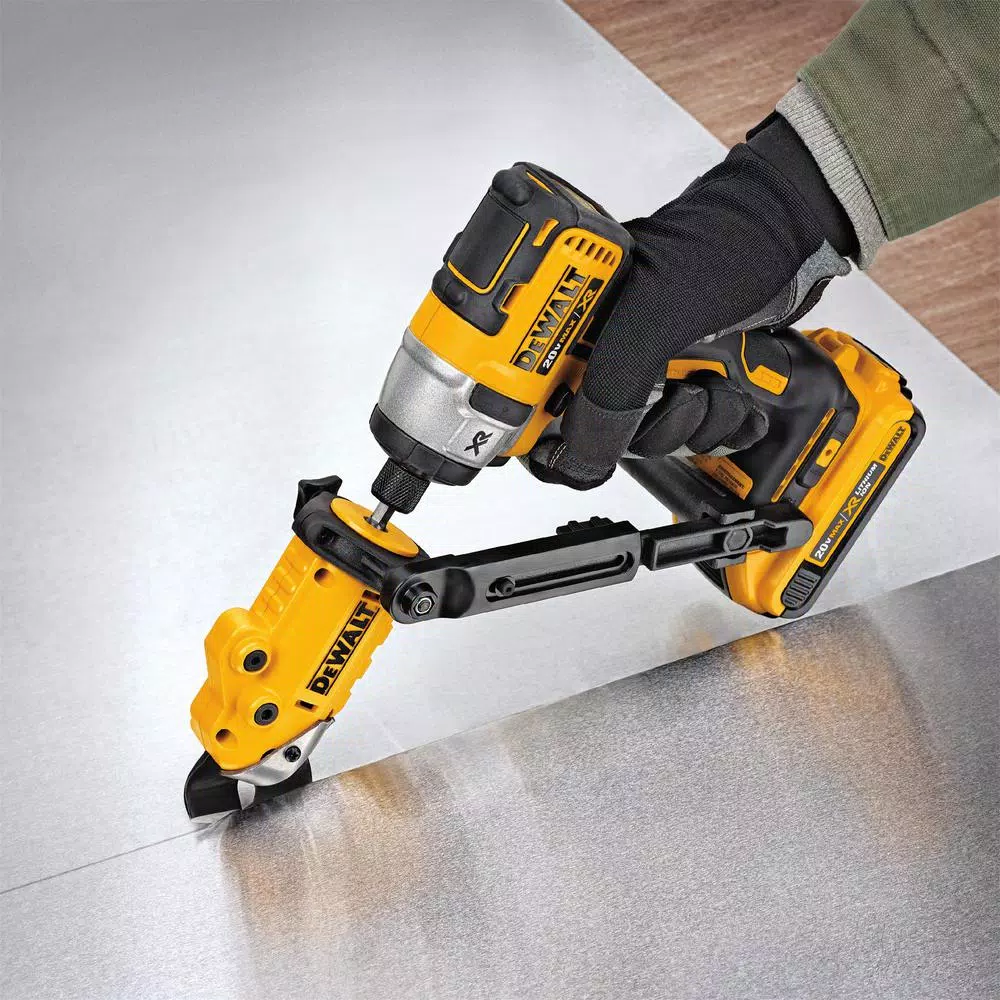 DEWALT Impact Ready 18-Gauge Shears Attachment for Impact Drivers and Drills