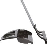 WISP 3-Piece Broom and Dustpan Set with Telescoping Handle and Bristle Seal Technology - Gray thumbnail 1