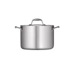 Tramontina Gourmet 8 Qt. Tri-Ply Clad Stainless Steel Stock Pot with Lid thumbnail 2