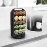 Mind Reader Apollo 30-Capacity K-Cup Storage Carousel - Black & Chrome Coffee Pod Dispenser thumbnail 6