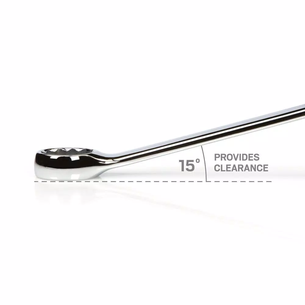 TEKTON 36 mm Combination Wrench, 12-Point Box End, Chrome Vanadium Steel