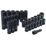 DEWALT 30-Piece 1/2 in. Drive Metric Impact Socket Set with DirectTorque Technology thumbnail 3