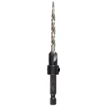 Milwaukee #10 Countersink 3/16 in. High Speed Steel Drill Bit with 1/4 in. Hex Shank thumbnail 1