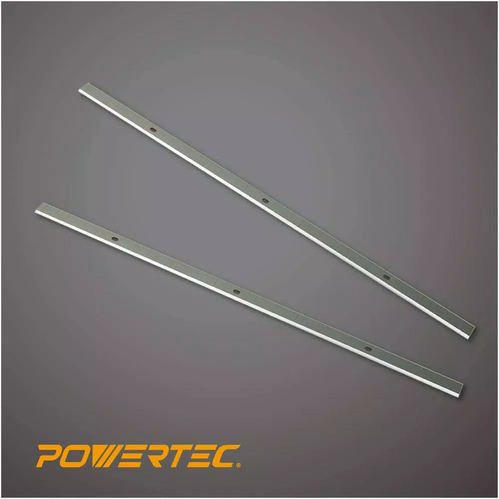 POWERTEC 13 in. High-Speed Steel Planer Knives for Delta 22-580 (Set of 2)