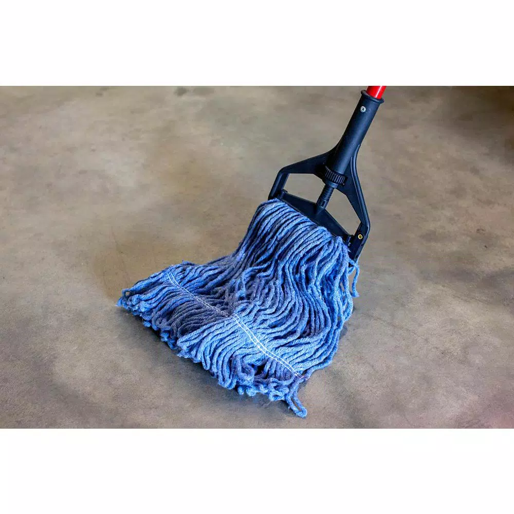 KLEEN HANDLER Heavy-Duty Commercial Universal Mop Head Refill, 4-Ply Blend, Pack of 6
