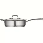Tramontina Gourmet Prima 5 Qt. Stainless Steel Saute Pan with Lid thumbnail 2