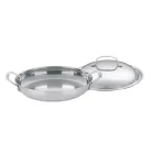 Cuisinart Chef's Classic 12 in. Stainless Steel Frying Pan with Flavor Lock Lid thumbnail 1