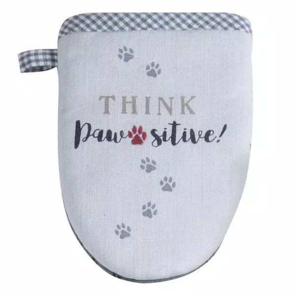 Kay Dee Fur Real Pets Cat Themed Cotton Kitchen Textile Set, 4-Piece Tan Pot Holder & Towel Set
