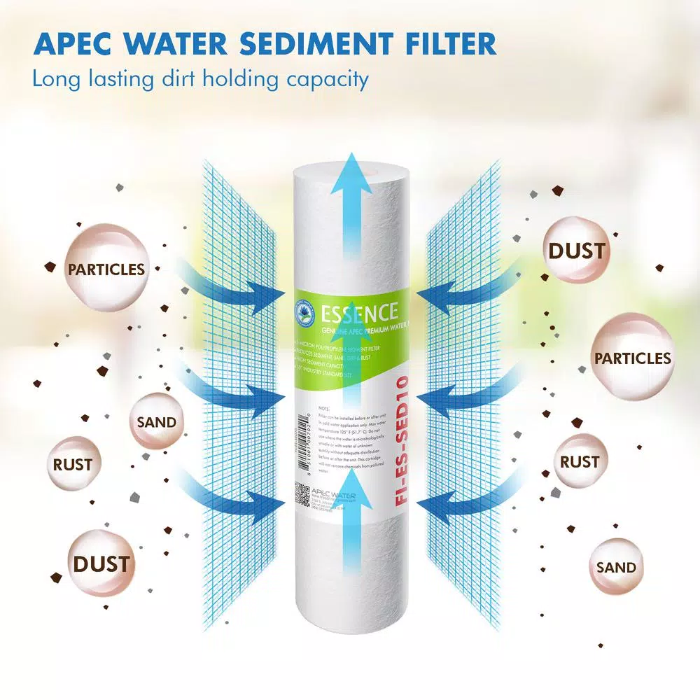 APEC Water Systems APEC Essence 10 in. 5-Micron Sediment Replacement Filter for RO Systems