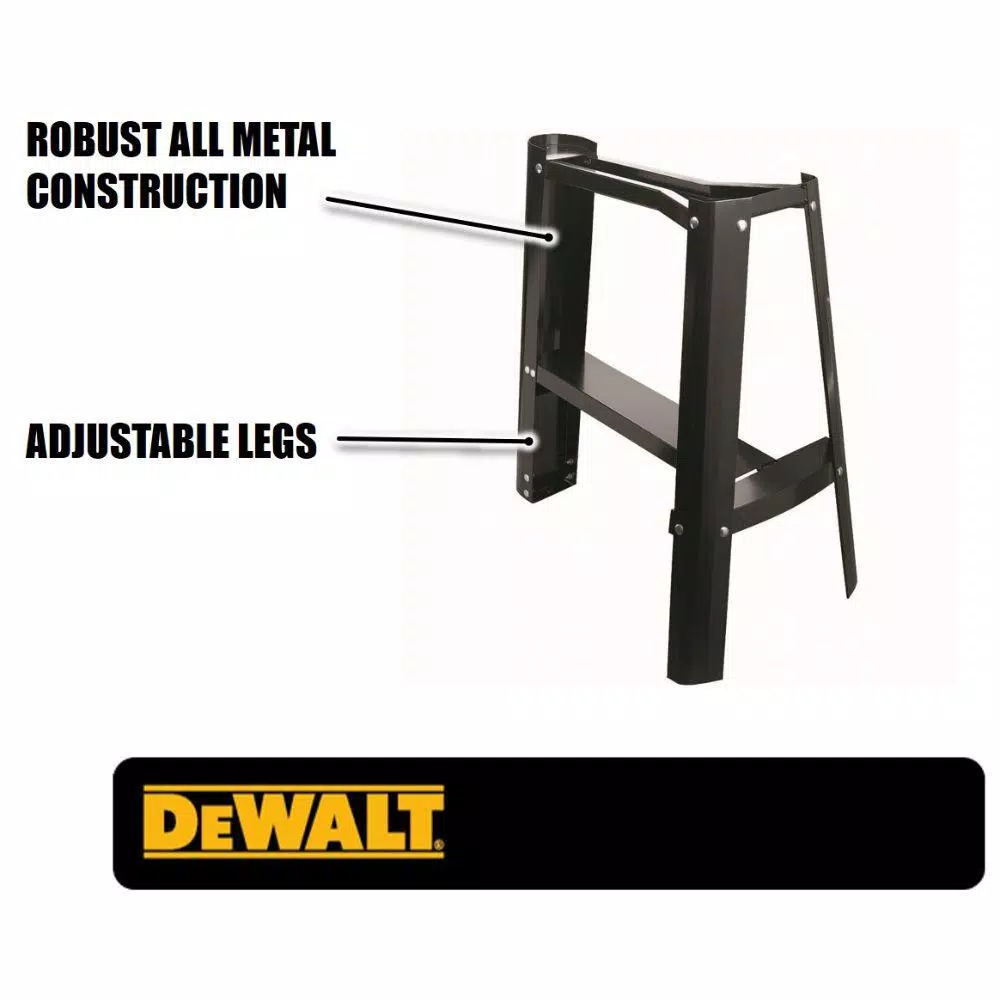 DEWALT DW7880 Scroll Saw Stand with All-Metal Construction and Adjustable Legs