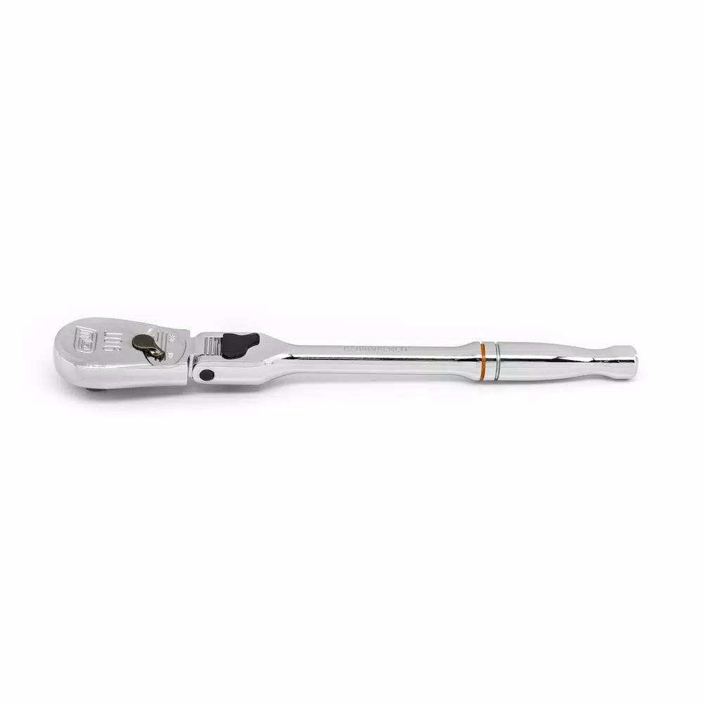 GEARWRENCH 1/4 in. Drive 90-Tooth Locking Flex Head Teardrop Ratchet