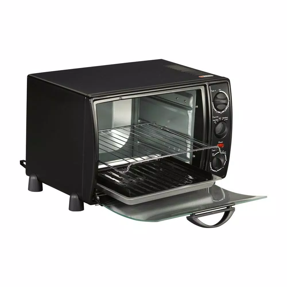 Rosewill RHTO-13001 1500W 6-Slice Toaster Oven with Temperature Control, Bake, Broil, Toast & Warm
