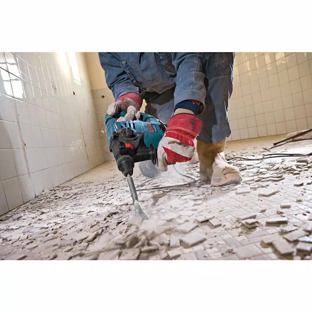 Bosch 8 Amp SDS-Plus 1-1/8 in. Corded Variable Speed Rotary Hammer Drill with Carrying Case