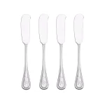 Towle Living Towle Palm Breeze 18/0 Stainless Steel Butter Spreaders, Set of 4 thumbnail 1