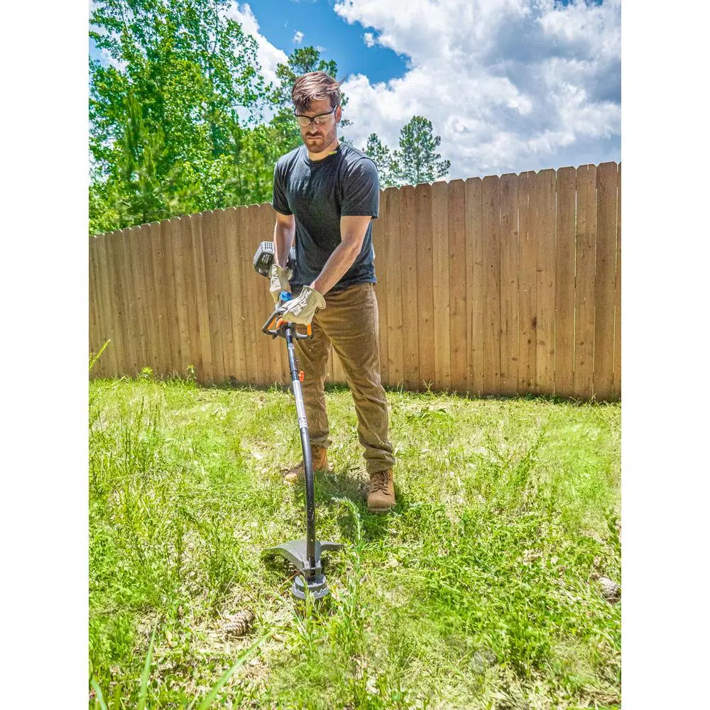 Lawnmaster NOPULL 26cc 2-Cycle Gas String Trimmer with Electric Push Button Start