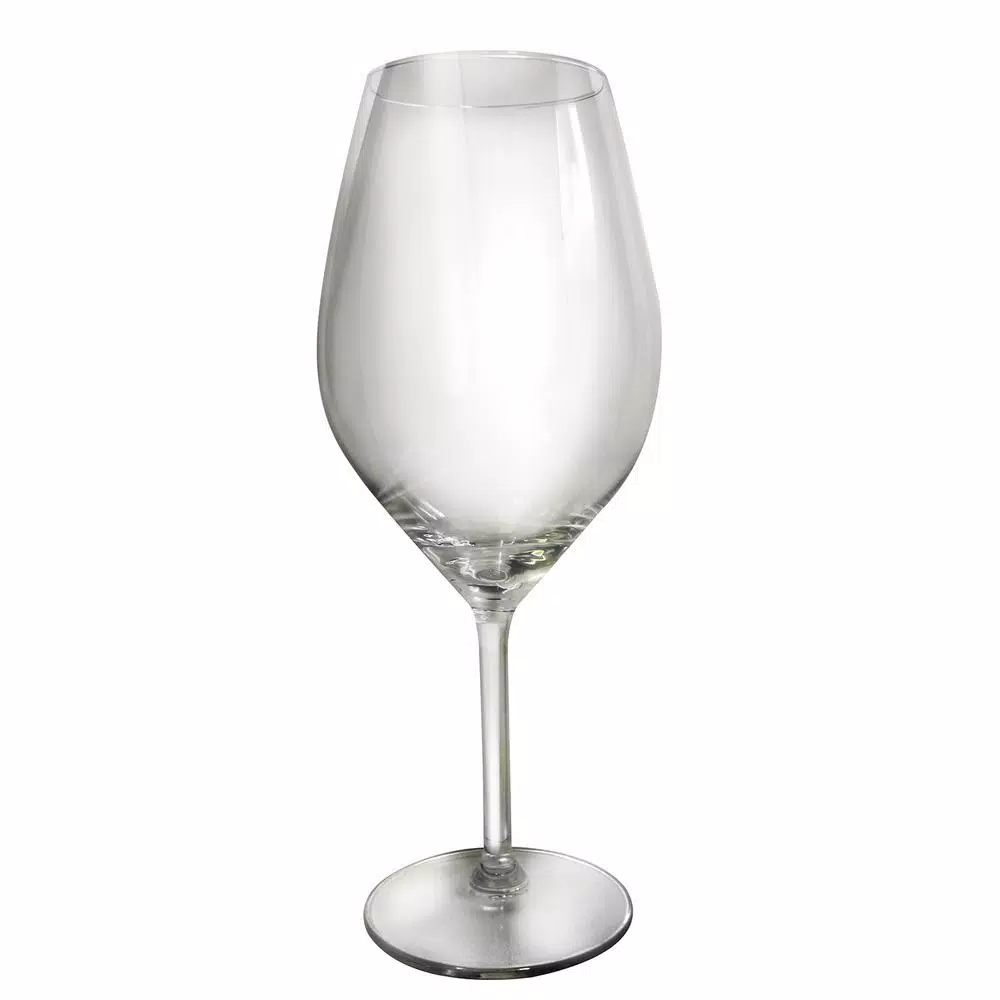Epicureanist Illuminati White Wine Glasses, Lead-Free Crystal, Set of 6