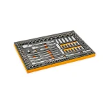 GEARWRENCH 94-Piece Metric and SAE Mechanics Hand Tool Set with EVA Socket Tray thumbnail 1