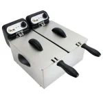 Chard Double Deep Fryer, 6L Capacity, Dual 1500W Tanks with 2 Baskets thumbnail 1
