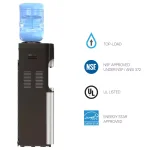 Brio Essential Series Tri-Temp Top Loading Water Cooler Dispenser, Black and Stainless Steel thumbnail 3