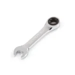 TEKTON 10 mm Stubby Ratcheting Combination Wrench, 6-Point Box End thumbnail 1