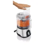 Hamilton Beach 10-Cup 2-Speed Stainless Steel Food Processor with Pulse Control, 500W thumbnail 3
