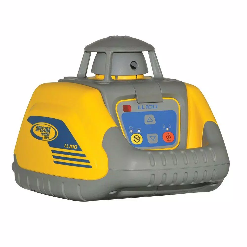 Spectra Precision LL100-2 Laser Level System with HR320 Receiver, Tripod, Grade Rod & Carrying Case