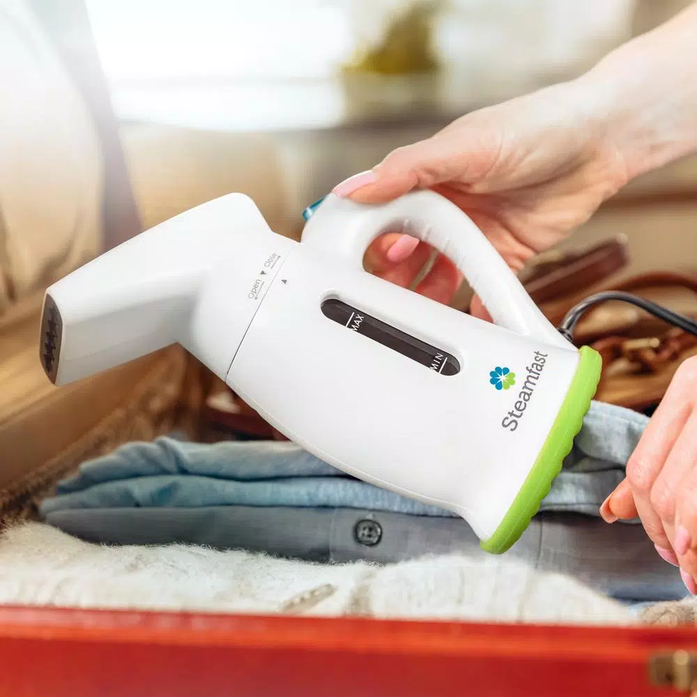 Steamfast SF-425 Handheld Travel Garment Steamer, Compact & Lightweight, 800W, White